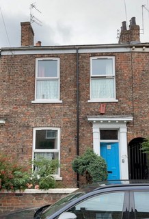 A brick terraced house in York